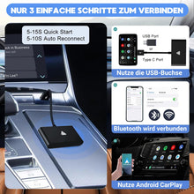 EasyConnect 2024: Kabelloses CarPlay Adapter-Dongle Für Autos Ab 2015 & Android 11+